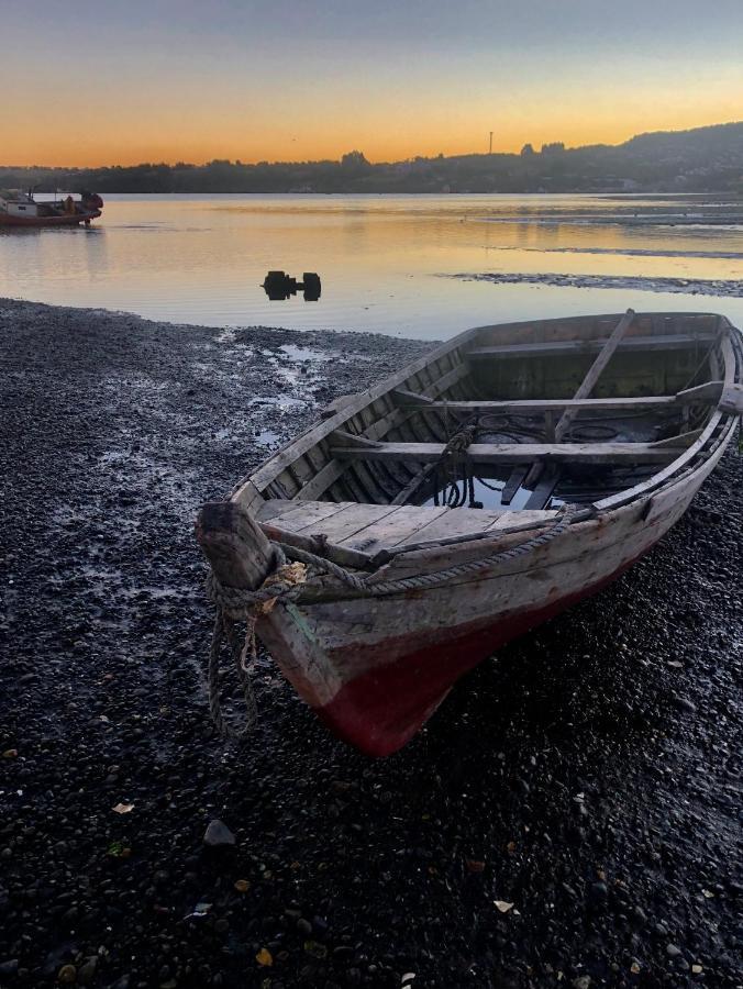 ホテル Meular Chiloe カストロ エクステリア 写真