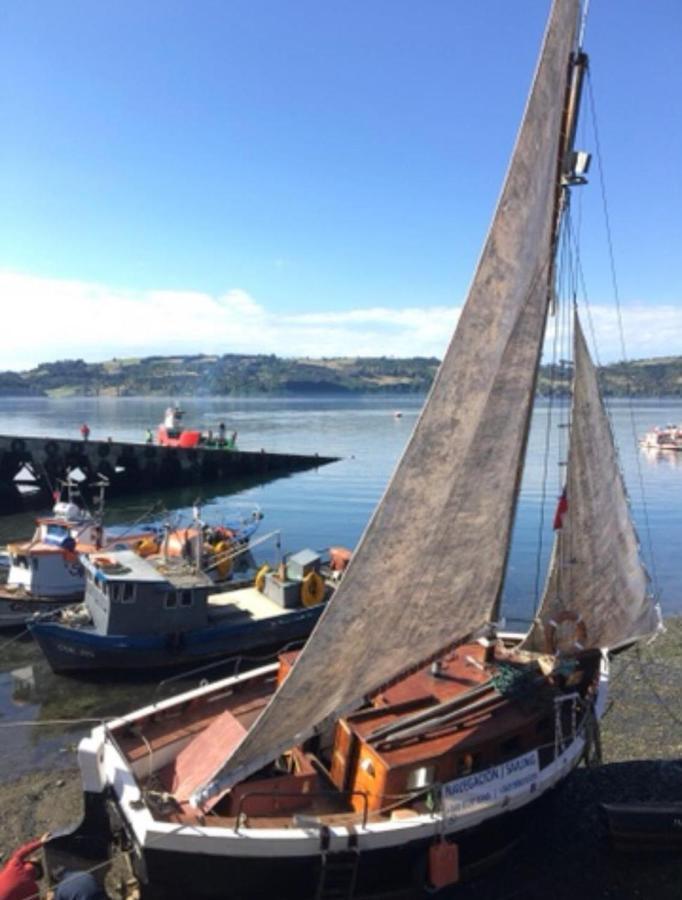 ホテル Meular Chiloe カストロ エクステリア 写真